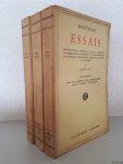 Montaigne - Essais (3 volumes)