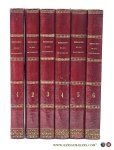RICHELIEU, Cardinal Duc De, (Armand Jean du Plessis) - Mémoires historiques et anecdotiques. (Mémoires secrets et inédits sur les cours de France au XVe, XVIe, XVIIe et XVIII siècles). Tome premier - Tome sixième (complete).