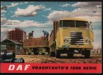 DAF - (AUTO FOLDER - CAR BROCHURE) DAF -   Daf vrachtautos 1500 serie