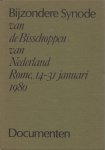  - Bijzondere Synode van Bischoppen van Nederland, Rome, 14-31 januari, 1980