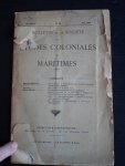  - Bulletin de la Societe des Etudes Coloniales et Maritimes