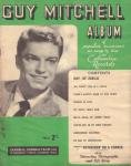 Mitchell, Guy - GUY MITCHELL ALBUM OF POPULAR SUCCESSES AS SUNG BY HIM ON COLUMBIA RECORDS (1951 SHEET MUSIC), 30 PAGES SOFTCOVER, GOOD CONDITION (SOME USERS WEAR COVER)