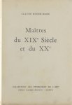 Roger-Marx Claude - Maîtres du XIXe siècle et du XXe