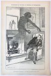 Braakensiek, Johan (1858-1940) - [Original lithograph/lithografie by Johan Braakensiek] Uitvoerrecht op steenkolen tot dekking van Oorlogskosten, 12 Mei 1901, 1 pp.