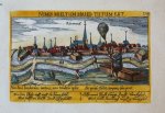 Daniel Meisner (1585-1625) - [Antique print, hand colored engraving] Ruramond (Roermond), published ca. 1640.