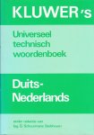 Schuurmans Stekhoven,G. - Kluwer's Universeel technisch woordenboek  Duits - Nederlands