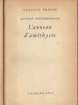 France, Anatole - l'Anneau d'Améthyste