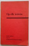 Ridderbos de Rooij W M - Op elk terrein Bundel schetsen voor de Gereformeerde Vrouwenvereniging