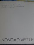Grinten, Hans van der/ Max Huggler - Konrad Vetter. . - tekeningen 1946-1988 Grinten, Hans van der/ Max Huggler - Konrad Vetter. . - tekeningen 1946-1988