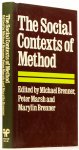 BRENNER, M., MARSH, P., BRENNER, M., (ED.) - The social contexts of method.