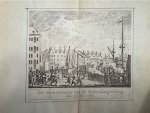 BROUWER, C., - Het vermeesteren van de Kattenburgerbrug den 30e Mai 1787.