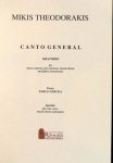 Theodorakis, Mikis: - Canto general. Oratorio for mezzo soprano, bass baritone, mixed chorus and fifteen instruments. Poetry Pablo Neruda. Spartito (for solo voice, mixed chorus and piano)