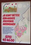 STUDIO DE HEUS & WOREELL, VORMGEVING. - Je kunt beter een ander souvenier meenemen... [ De Rutgers Stichting ].