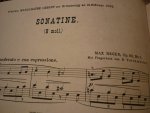 Reger; Max (1873 - 1916) - Zwei Sonatinen, fur Klavier zu zwei handen; opus 89