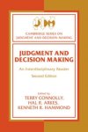 Terry Connolly - Judgment And Decision Making