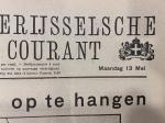 Zwolsche Courant - Provinciale Overijsselsche en Zwolsche Courant 9-13 mei 1940