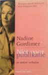 Gordimer, Nadine - Niet voor publikatie en andere verhalen Gordimer, Nadine - Niet voor publikatie en andere verhalen