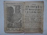 Wester, Hendrik. - ABC boek; of begin der letteroefening voor kinderen.