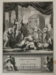 Cornelis Huyberts (1669/70-1712/24) Jan Luyken (1649-1712) - [Antique title page, 1699] Ondergang van vorstinnen [Treur-tooneel der doorluchtige vrouwen], published 1699, 1 p.