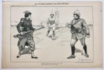 Braakensiek, Johan (1858-1940) - [Original lithograph/lithografie by Johan Braakensiek] De vervroegde terugkomst van Keizer Wilhelm, 6 November 1898, 1 pp.