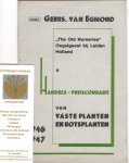 Gebrs. van Egmond - Handels-prijscourant van vaste planten en rotsplanten, gebr. Van Egmond Oegstgeest 1946 /1947