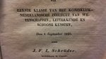 Schröder J.F.L. hoogleeraar te Utrecht - Over de PRIKKELBAARHEID: Eene Redevoering,gehouden op de Openbare Vergadering der Eerste Klasse van het Koninklijk-Nederlandsche Instituut van Wetenschappen, Letterkunde en Schoone Kunsten