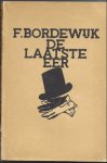 Bordewijk, F. / Cantré, Jozef [ill.] - De Laatste eer.