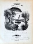 Thys, A.: - La promenade sur l`eau. Nocturne à deux voix. Paroles de Mr. le Comte de Labedoullière (Le monde musical. No. 27. 4e année)
