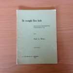 Wisse, prof. G. - De vreugde Uws heils, practicale verhandeling naar Psalm 51:14a