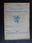 Es, Mr.W.J.L.van - De Fransche Nederlanden