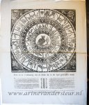  - [Antique game, board game, woodcut] Uilenspel (Owl game), published ca. 1840.