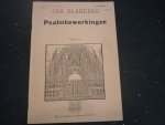 Blankers; Jan - Psalmbewerkingen - Deel 1  /  Klavarskribo