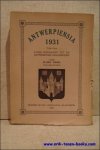 PRIMS, Floris. - ANTWERPIENSIA 1931.