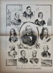 Braakensiek, Johan (1858-1940) - [Original lithograph/lithografie by Johan Braakensiek] Onze Vorsten uit het Oranjehuis, 30 November 1890, 1 pp.