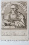 Bry, Jan Theodor de (1561-1623), after Boissard, Jean-Jacques (1528-1602) - [Antique portrait print, ca 1620] IOANNES KLAINAVIUS ... Portrait of Ioannes Klainavius (Johannes Kleinau (1527-1602)), published circa 1620, 1 p.