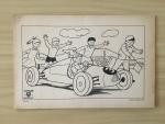  - Colouring Book with on the front cover a race car with driver and 4 children. On the back cover 104/59