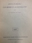 HOGEWEG-DE HAART, H.P., - Anna Barbara van Meerten-Schilperoort.