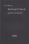 Wiener, L.H. - Brief aan F. Starik (poste restante).