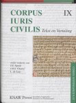 J.E. Spruit; J.M.J. Chorus; L. Ligt - Corpus Iuris Civilis