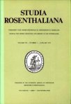  - Studia Rosenthaliana, Volume VII- number 1 and 2  (1973), Tijdschrift voor Joodse wetenschap en geschiedenis in Nederland. Journal for Jewish Literature and History in the Netherlands