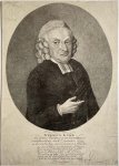 Govert Kitsen (1766-ca. 1810) - Antique portrait print I Portrait of preacher Wesselus Knock, published 1793, 1 p.