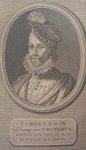 Punt, Jan - Originele kopergravure Carolus de IX