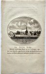 Van Ollefen, L./De Nederlandse stad- en dorpsbeschrijver (1749-1816). - [Original city view, antique print] Het Dorp Marken Binnen, engraving made by Anna Catharina Brouwer, 1 p.