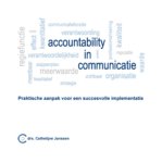 Cathelijne Janssen - Accountability in communicatie / Communicatie memo's