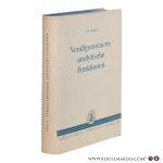 Vekua, I.N. - Verallgemeinerte analytische Funktionen. Herausgegeben von Dr. Wolfgang Schmidt.