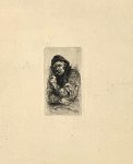 Elchanon Verveer (1826-1900) - Antique print, etching | Fisherman smoking, published ca. 1870, 1 p.