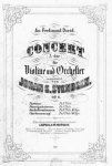 Svendsen, Johan Severin: - Concert (A dur) für Violine und Orchester. Op. 6
