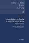 Anna Berlee - Access to Personal Data in Public Land Registers balancing Publicity of Property Rights with the Rights to Privacy and Data Protection