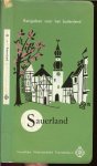 Borsje, Toot Tekening Omslag met ANWB Service Advies en Verkoop - Sauerland. Met Bergisch Land, Siegerland, Wittgensteiner Land en Waldecker Land. ANWB reisgidsen voor het buitenland No 26