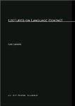 Lehiste, Isle - Lectures on Language Contact (MIT Press Classics).